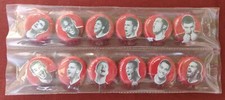 BELGIUM. SET OF (12) LES DIABLES ROUGES BOTTLE CAP BEER JUPILER.