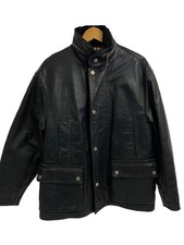 Leather Jacket Blouson/40/Leather/Blk 2918
