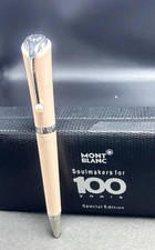 Montblanc Muses Marylin Monroe Ballpoint Pen Pink Body + Silver Clip I Black Ink