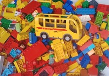 Lot Lego Duplo 260 Pièces Figurines Véhicules Plaques Briques ...