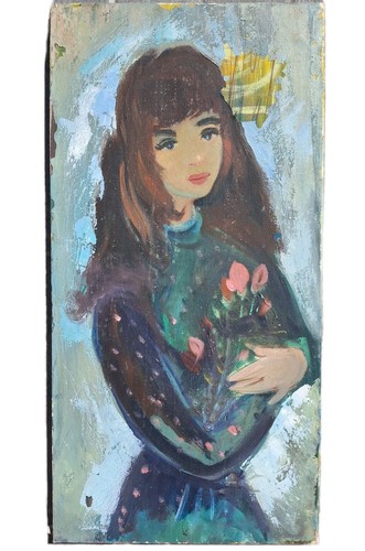 Peinture ancienne huile - ancienne, sur