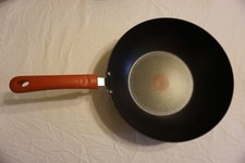 11-inch T-fal nonstick wok black with red insulated handle
