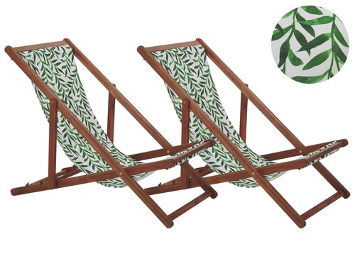 Lot transats en bois - 2,
