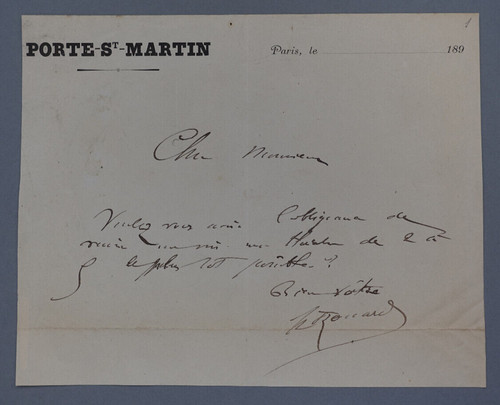 émile rochard lettre - rochard,