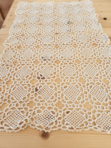 Gand napperon ancien - , crochet