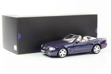 Mercedes-Benz 500 SL R129 Hardtop Softtop Bleu Azurite Métallique Norev Dealer
