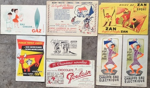 Lot buvards publicitaires - lot, 8