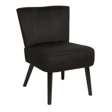 Fauteuil Crapaud &quot;Giulia&quot; 76cm Noir