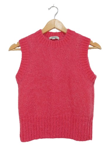 Cos gilet femme rose mohair - cos,