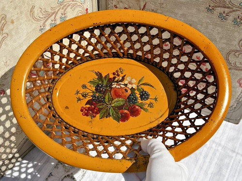 Ancienne corbeille table en - de,