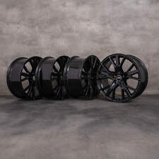 Audi A4 S4 Wheels Rims 19 Inch 8W B9 8W0601025DH Gloss Black