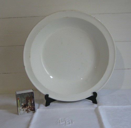 Creil montereau plat blanc - creil,