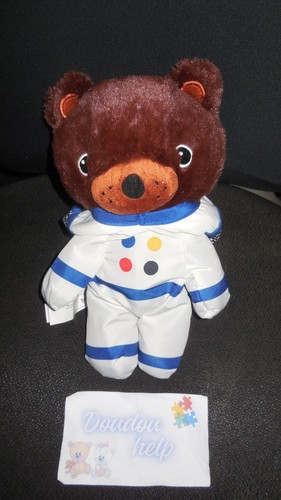 Doudou peluche ours marron - peluche,
