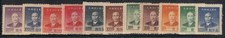 Chine 1949 11 timbres (*)