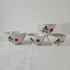 Bols Anciens Décor Roses Porcelaine Sarreguemines