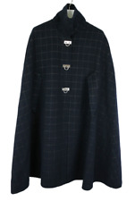 Sandro Manteau Femmes ( Ue ) 38 Cape Poncho Laine Blend Paillette Carreaux