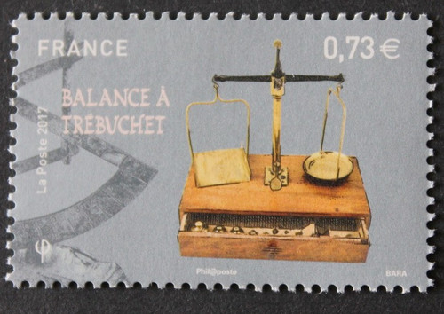 Timbre france balance à - -,