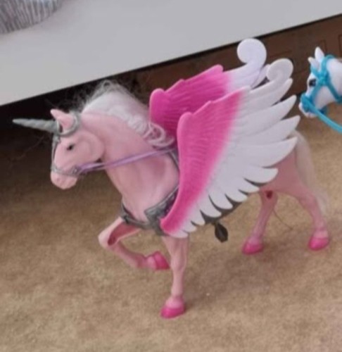 Barbie figurine cheval - barbie, en