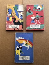 LOT de 3 Bibliothèque de