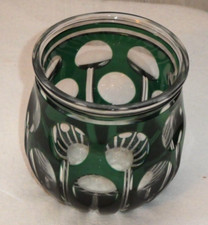 Ancien vase en cristal taillé