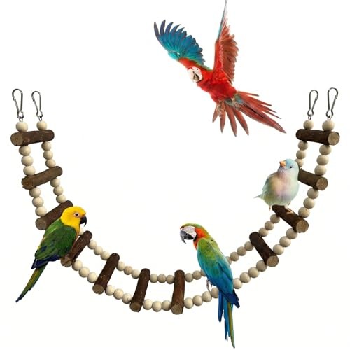 Echelle pour perroquet bois - echelle,