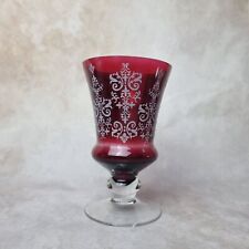 Verre Rouge J-line - Vase, Photophore Ou Bougeoir