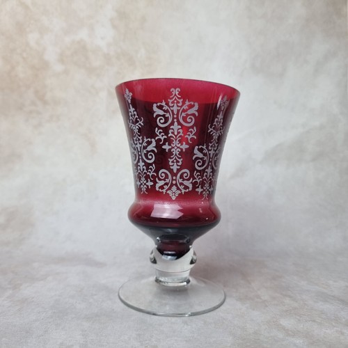 Verre rouge line - rouge, vase