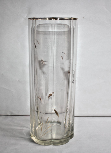 Grand vase verre gravé - grand,