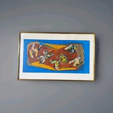 peinture ancienne Scène