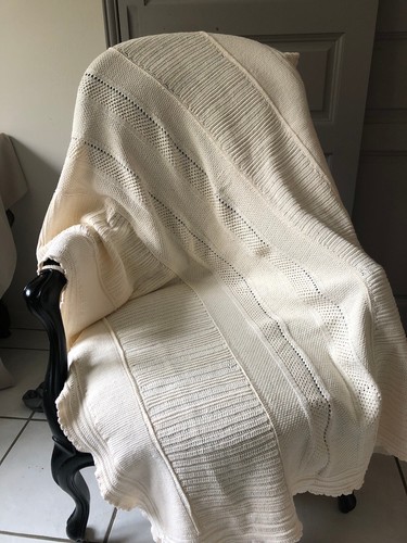 Ancien jeté lit - jetÉ, plaid