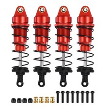 RC Shock Absorber 1/12 1/10 85mm pour 1/12 1/10 RC Car, Red