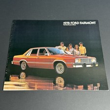 FORD 1978 FAIRMONT / 16p brochure catalogue / US MILITARY SALES stamp