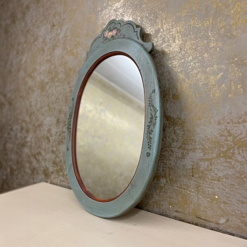 Miroir mur ferme bleu - mur, de