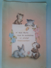 Cpm Prompt Recovery. Cat, rabbit, dog, butterfly, flowers.