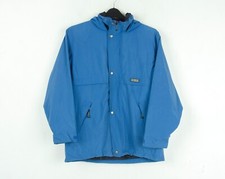 Aigle Hommes XS Veste Parka Waterproof Randonnée UK 33 Coupe-Vent À Bleu Haut