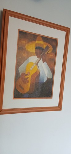 Tableau guitariste mexicain - guitariste,