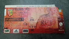 Billet Ticket Football - RC Lens Fc Tours Saison 2013 2014 Lepagnot Red Tigers 