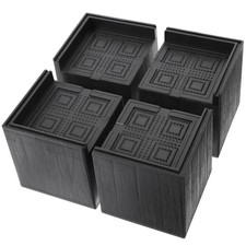  4 Pcs Lève-meubles Élévateurs De Lit Rehausseurs Table Monte-meubles