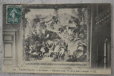 Old postcard "Rambouillet - Le Château - Louis XV Tapestry in the Dining Room