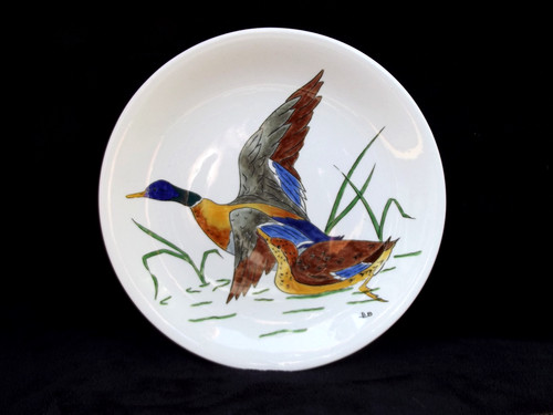 Ancienne assiette faience gien - faience,