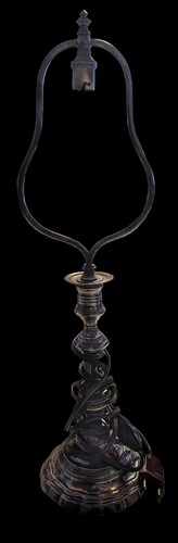 Ancienne lampe métal - ancienne,