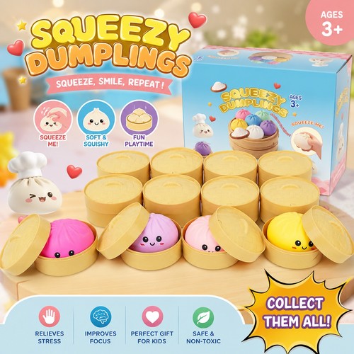 Lot squishy dumpling - 12,