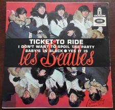 BEATLES - 45 t : "Ticket to