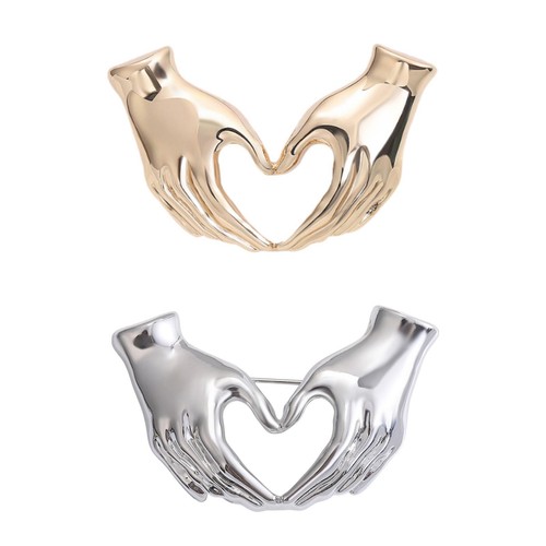 Broche forme cœur - forme, à