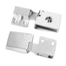 Charnières dorées solides pour 3 portes vitrées 6 mm parfaites pour armoires