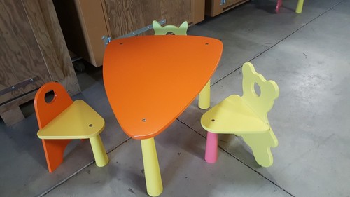 Table chaises récré pour - table,