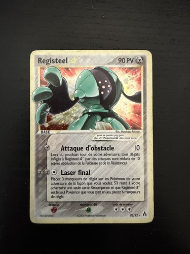 Carte pokémon registeel - registeel, star