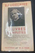 Baudelaire. Complete works. Paris. Gallimard (La Pleiade). 1961.