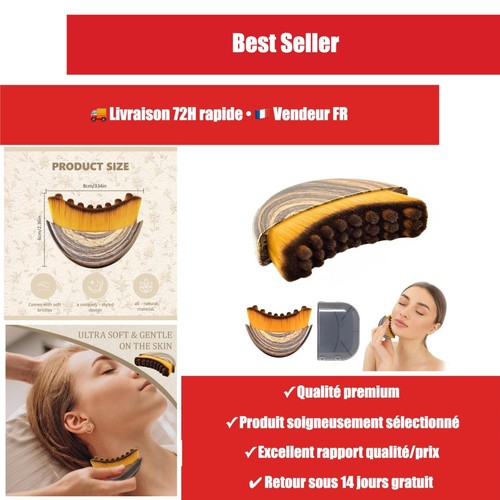 Brosse massage visage drainage - brosse,