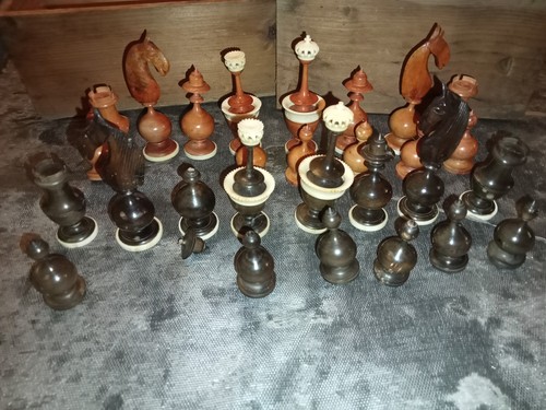 Ancien jeu échecs lyon - jeu,